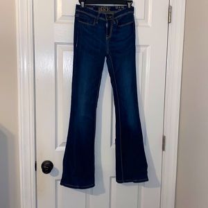 Buckle Black flare jeans. Size 25x36